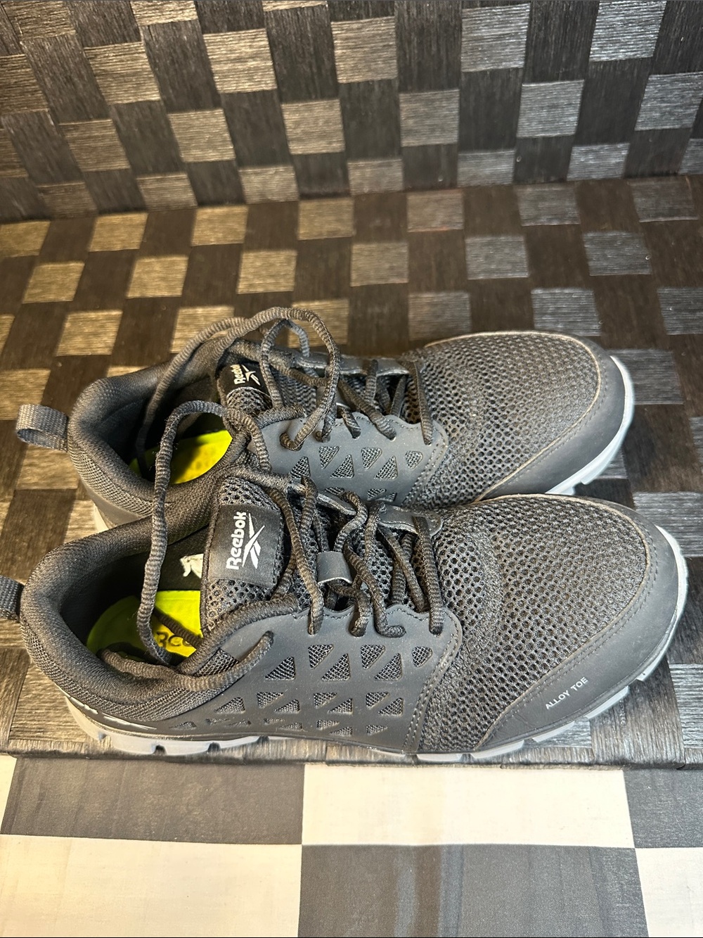 Reebok Men's Black Athletic Work Sneakers